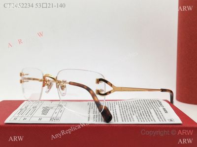 Wholesale and Retail Replica Cartier Premiere Eyeglasses Rimless CT2452234